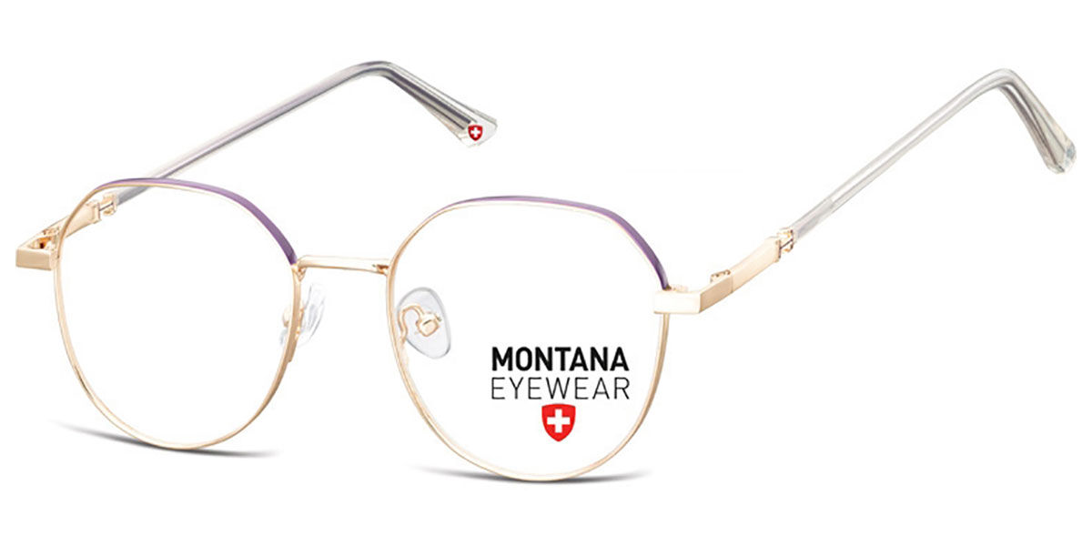 Image of Montana Eyewear MM586 MM586D 50 Guldiga Glasögon (Endast Båge) Män SEK