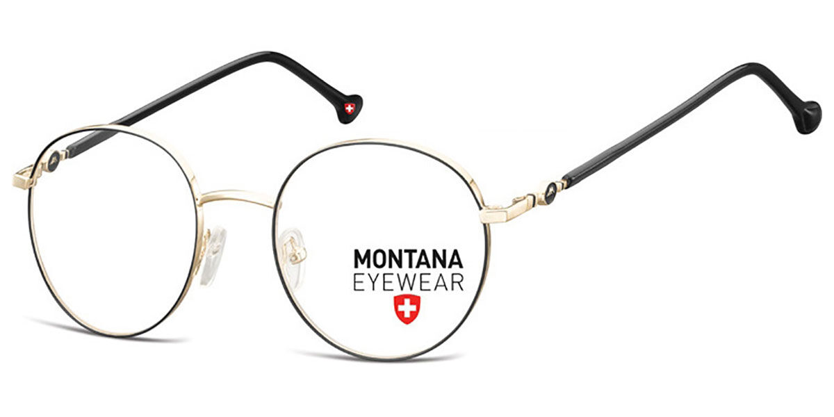 Image of Montana Eyewear MM587 MM587A 50 Guldiga Glasögon (Endast Båge) Män SEK