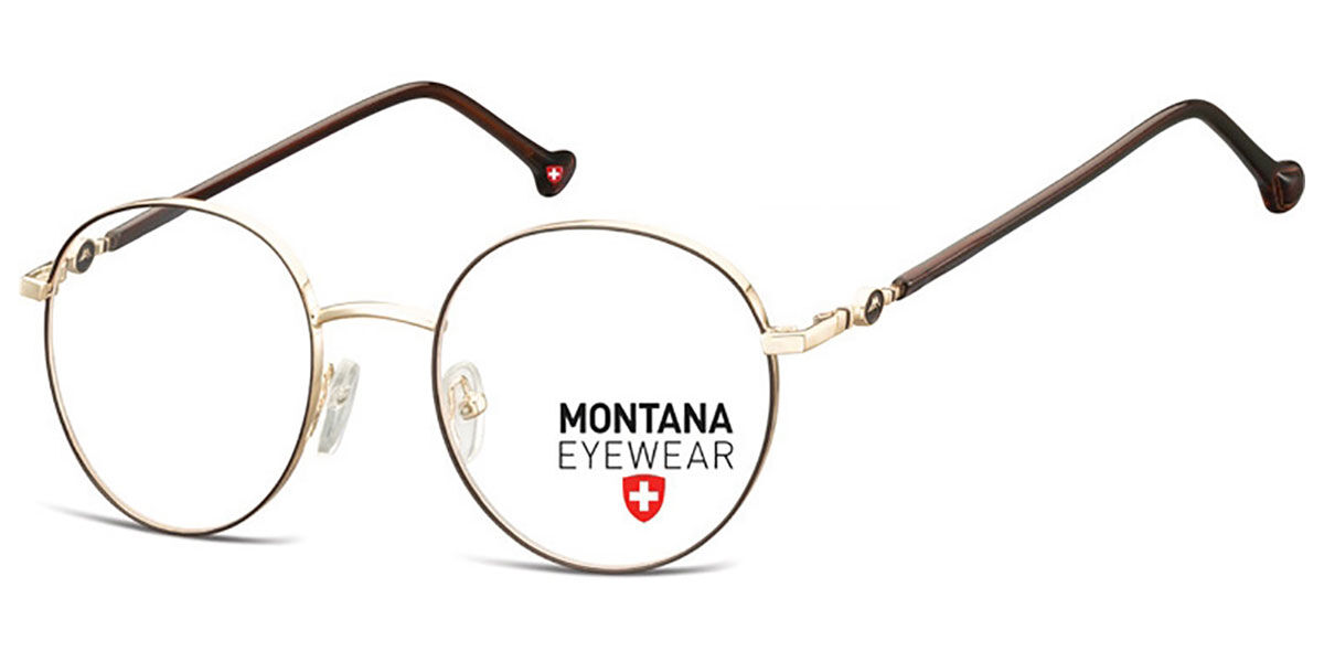 Image of Montana Eyewear MM587 MM587C 50 Bruna Glasögon (Endast Båge) Män SEK
