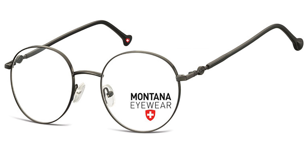 Image of Montana Eyewear MM587 MM587E 50 Svarta Glasögon (Endast Båge) Män SEK
