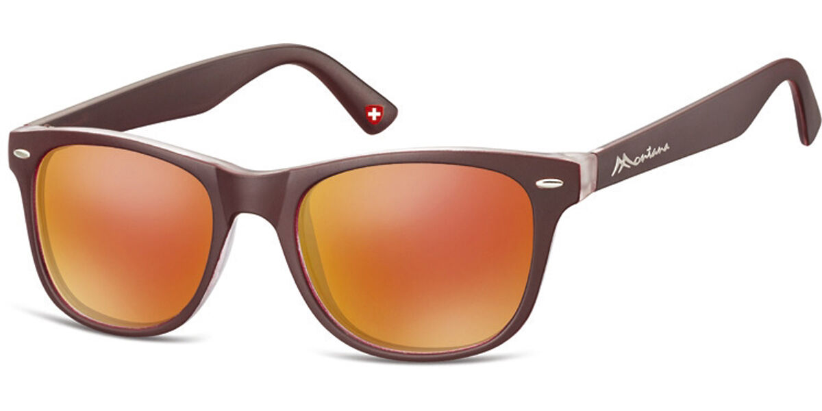 Image of Montana Eyewear MS10 MS10D Óculos de Sol Masculino Vinho BRLPT