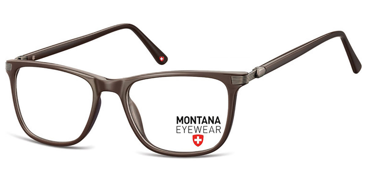 Image of Montana Gafas Recetadas MA52 MA52D Gafas Recetadas para Hombre Marrones ESP