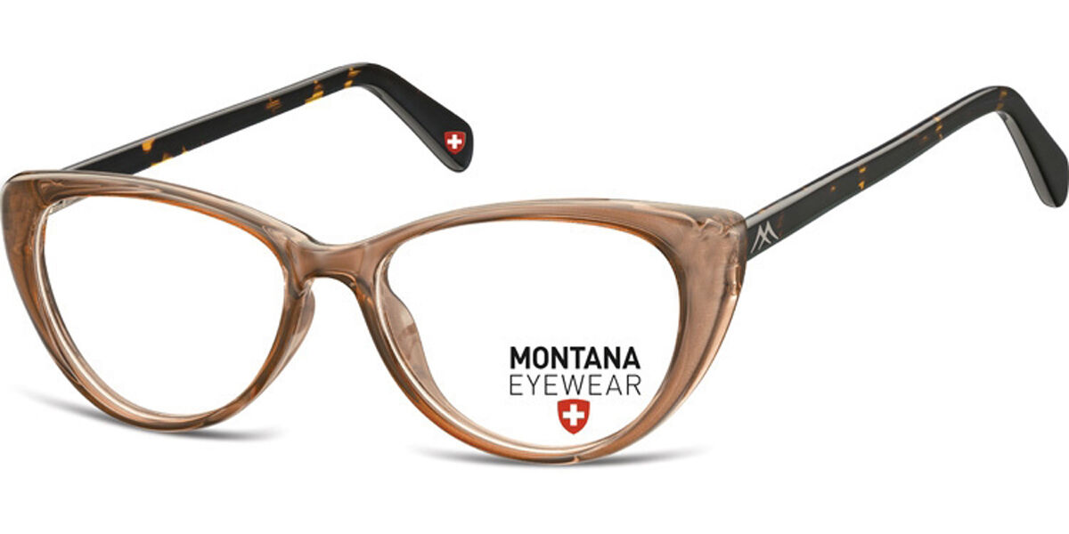Image of Montana Gafas Recetadas MA57 MA57E Gafas Recetadas para Mujer Marrones ESP