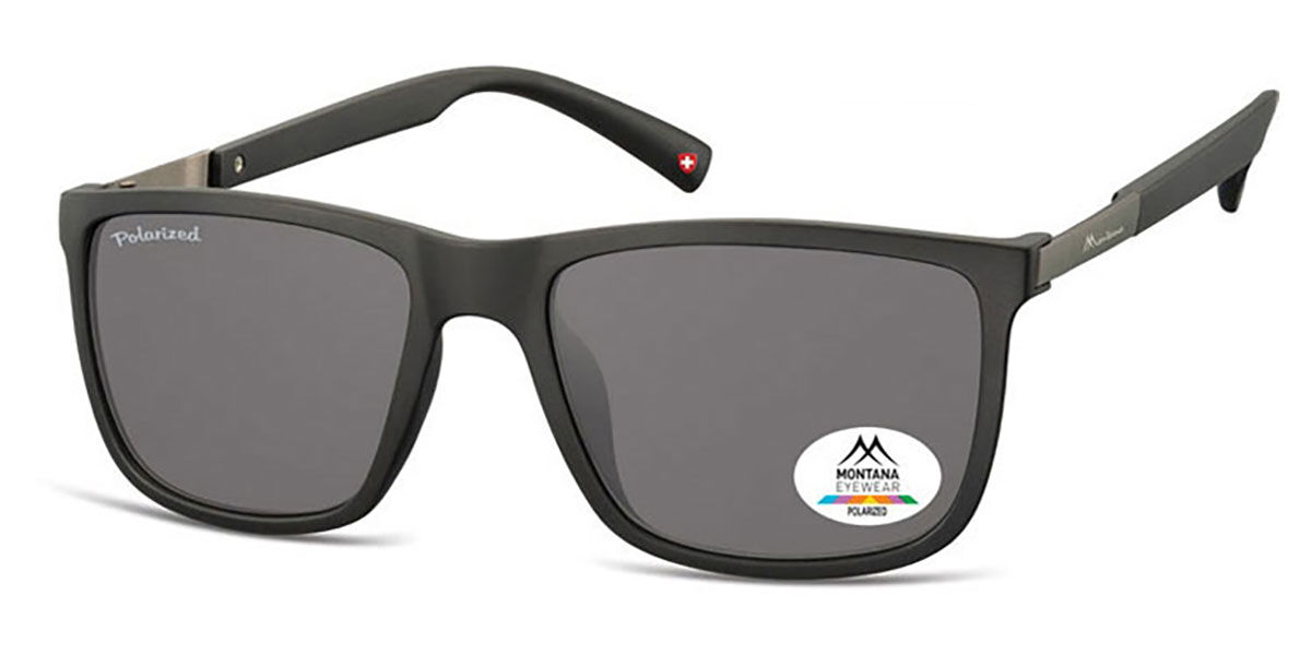 Image of Montana Gafas Recetadas MP4 Polarized MP4A Gafas de Sol para Hombre Negras ESP