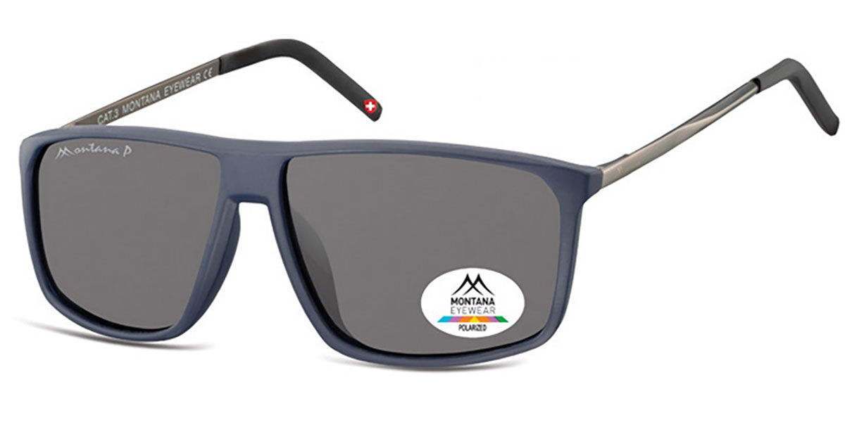 Image of Montana Gafas Recetadas MP9 Polarized MP9B Gafas de Sol para Hombre Azules ESP