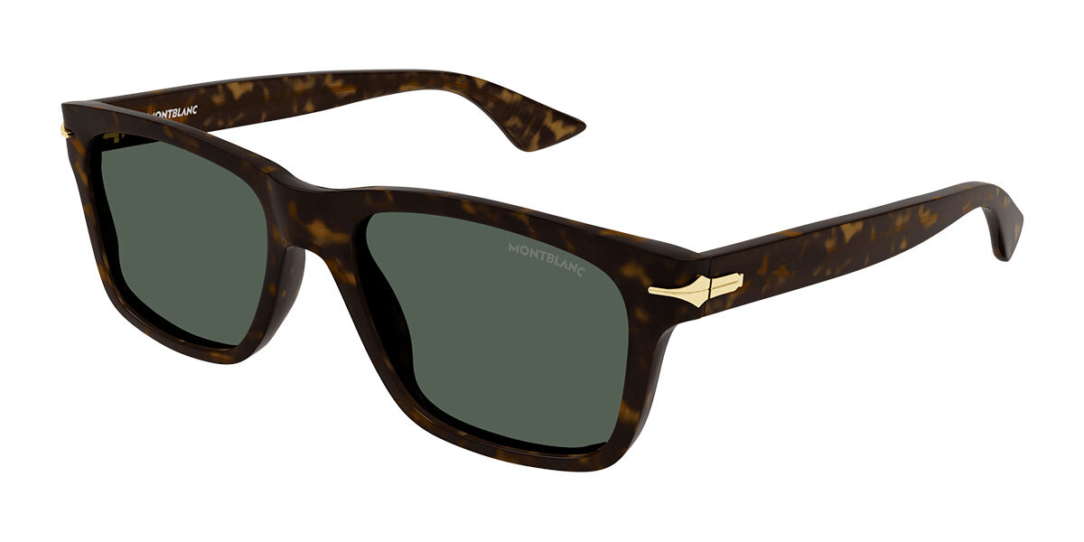 Image of Montblanc Mont Blanc MB0263S 002 Óculos de Sol Tortoiseshell Masculino PRT