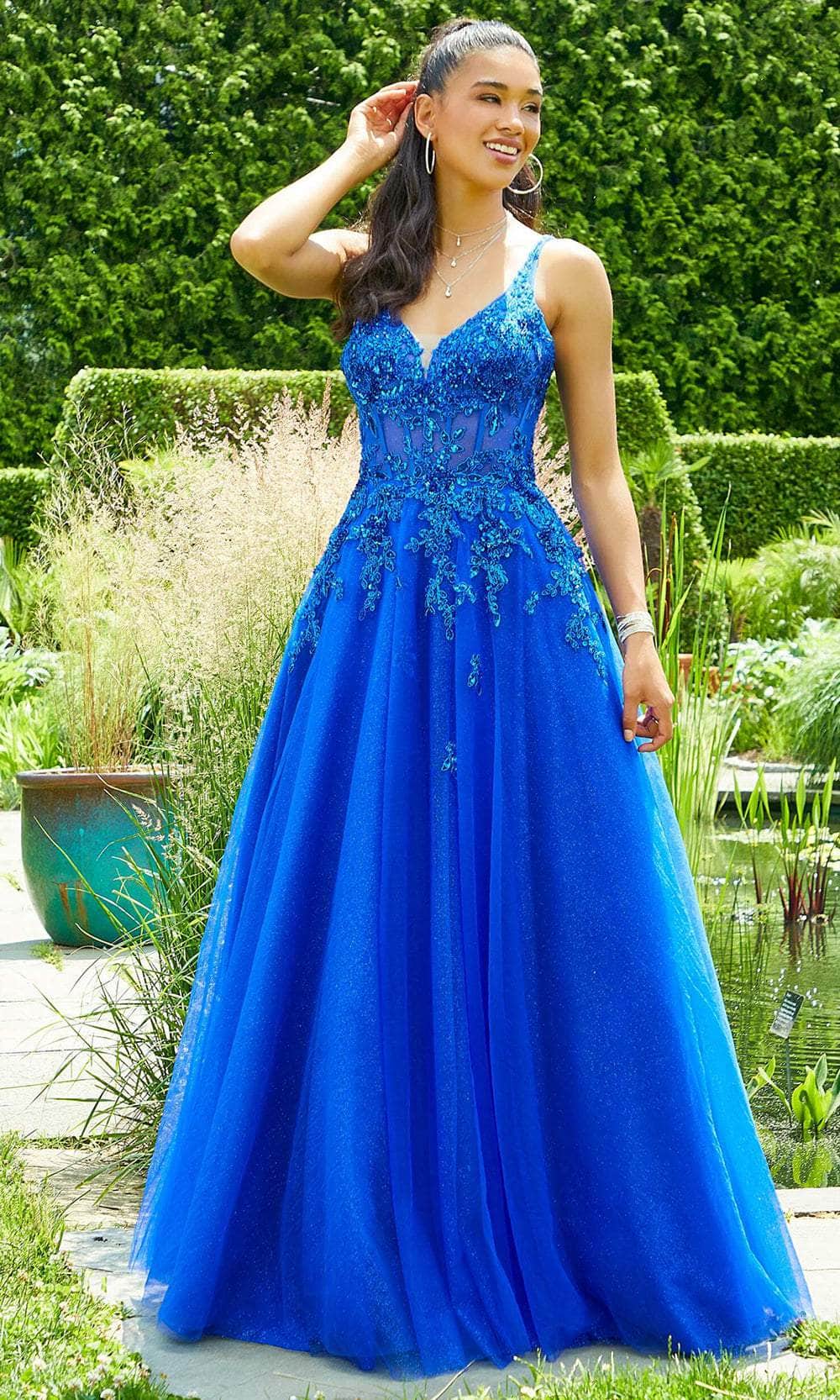 Image of Mori Lee 47019 - Embellished Sleeveless Prom Dress