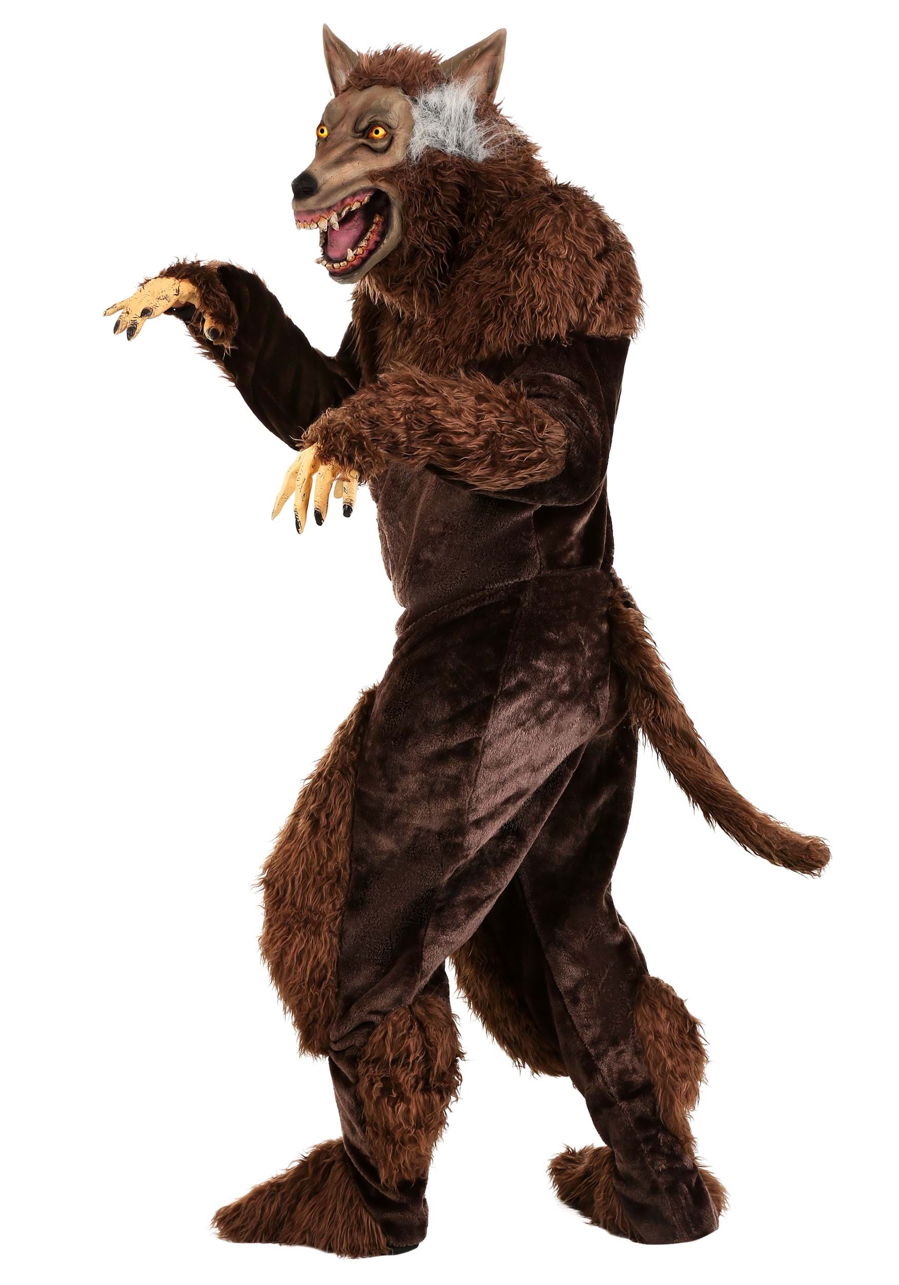 Image of Morris Costumes Deluxe Scary Werewolf Costume for Adults
