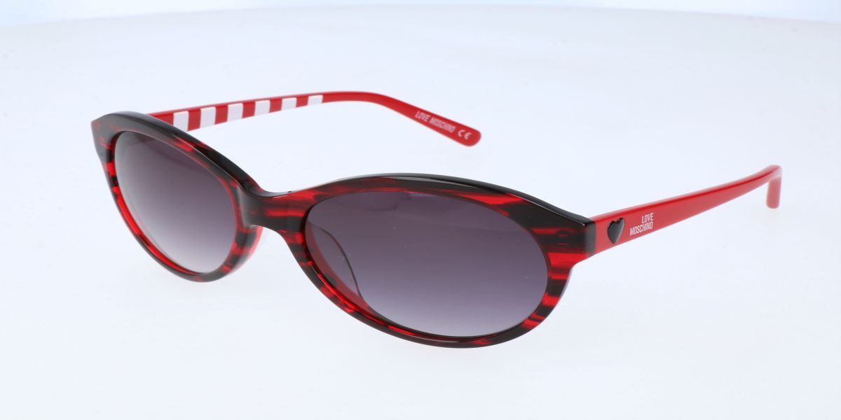 Image of Moschino Love ML51003SA Asian Fit 03SA 56 Lunettes De Soleil Femme Rouges FR