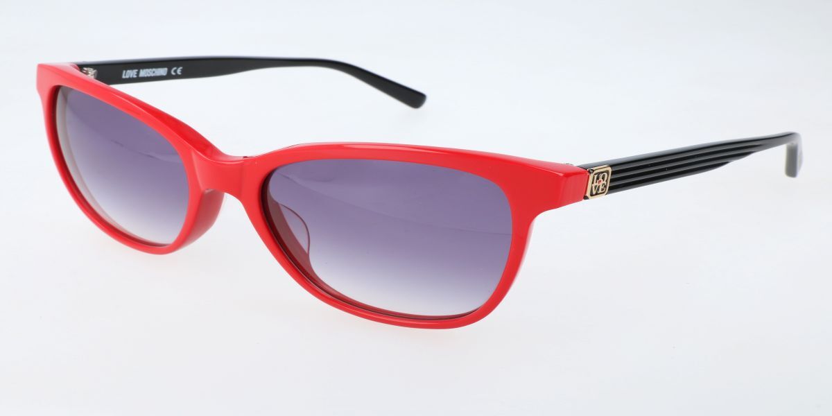 Image of Moschino Love ML58604 04 57 Lunettes De Soleil Homme Rouges FR