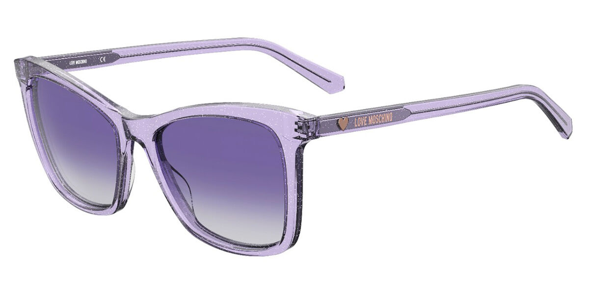 Image of Moschino Love MOL020/S 789/DG Óculos de Sol Purple Masculino BRLPT
