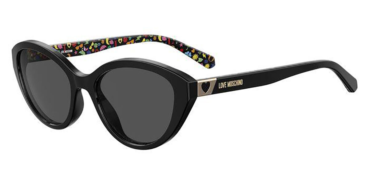 Image of Moschino Love MOL033/S 807/IR Óculos de Sol Pretos Feminino PRT