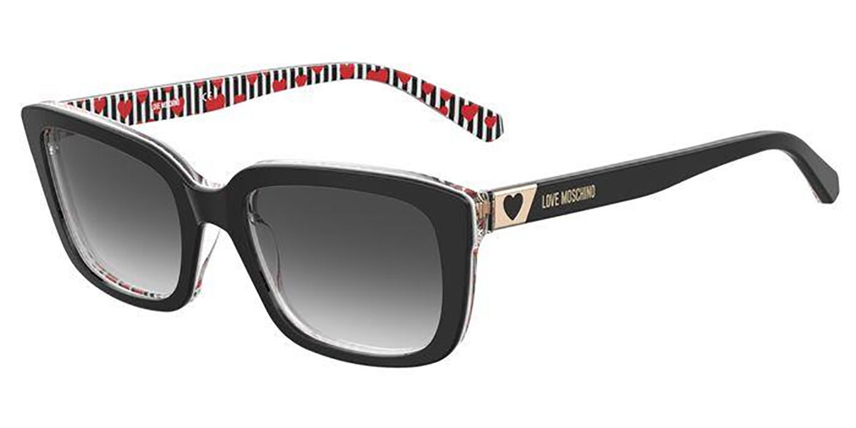 Image of Moschino Love MOL042/S 807/9O 53 Lunettes De Soleil Femme Noires FR