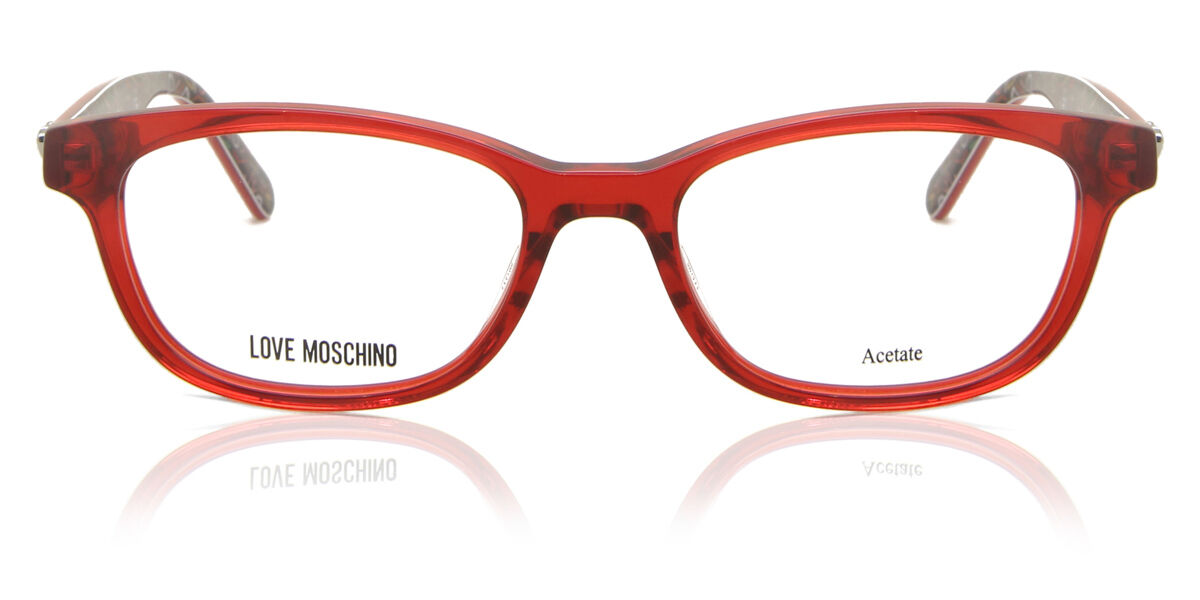 Image of Moschino Love MOL512 C9A Óculos de Grau Vermelhos Feminino BRLPT