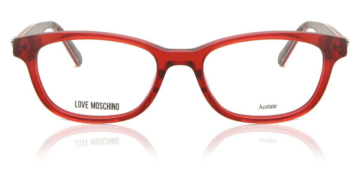 Image of Moschino Love MOL512 C9A Gafas Recetadas para Mujer Rojas ESP