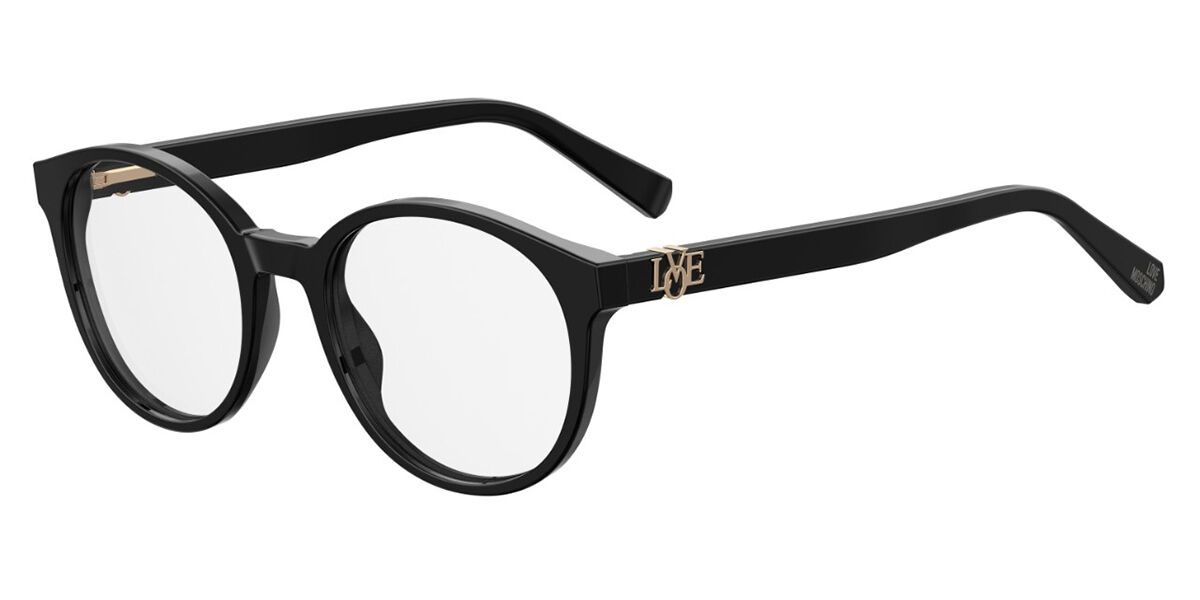 Image of Moschino Love MOL523 807 49 Czarne Damskie Okulary Korekcyjne PL