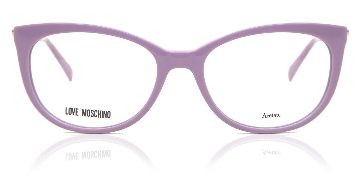 Image of Moschino Love MOL534 789 Óculos de Grau Purple Feminino PRT