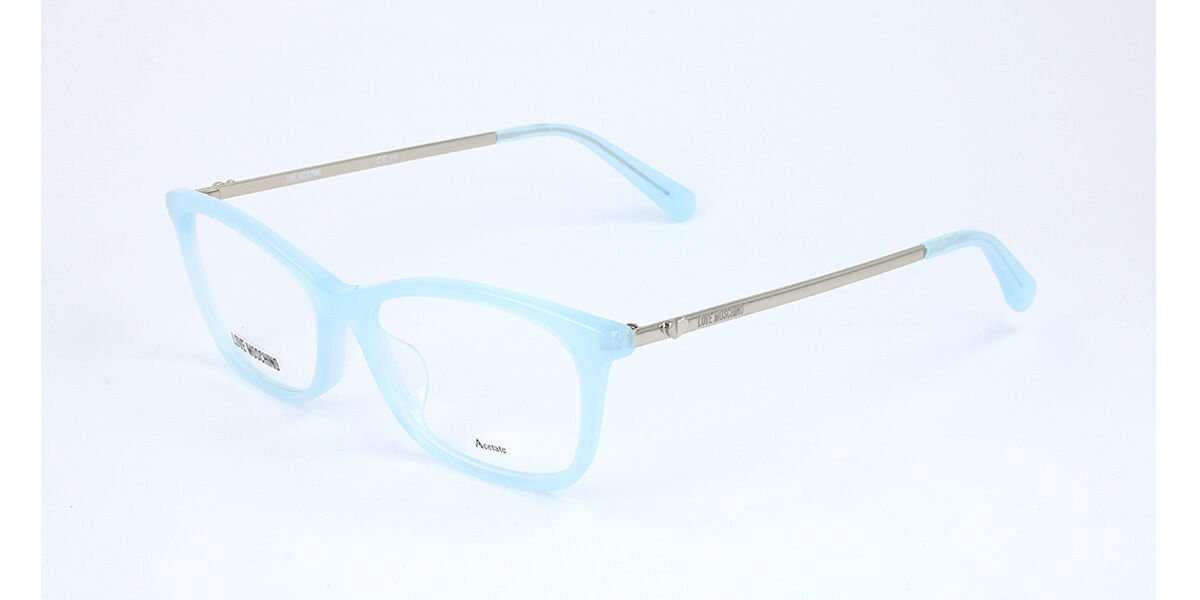 Image of Moschino Love MOL535/F Ajuste Asiático MVU Gafas Recetadas para Mujer Azules ESP