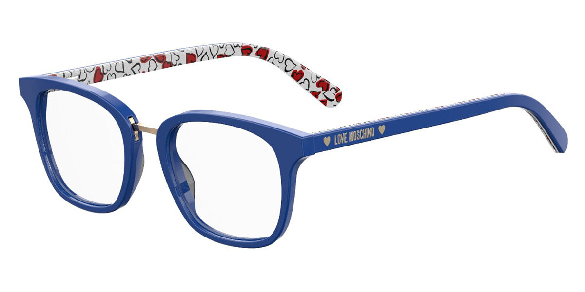 Image of Moschino Love MOL537 PJP 47 Niebieskie Damskie Okulary Korekcyjne PL