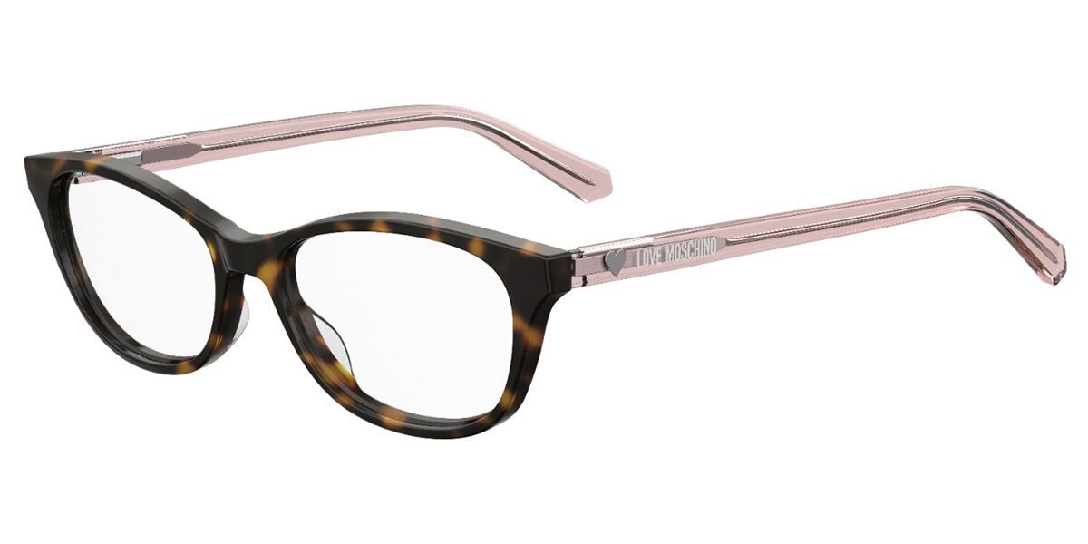 Image of Moschino Love MOL544 086 52 Tortoiseshell Damskie Okulary Korekcyjne PL