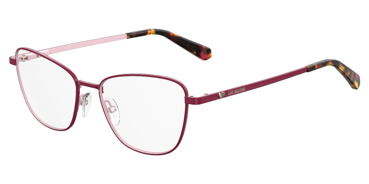 Image of Moschino Love MOL552 8CQ 52 Czerwone Damskie Okulary Korekcyjne PL