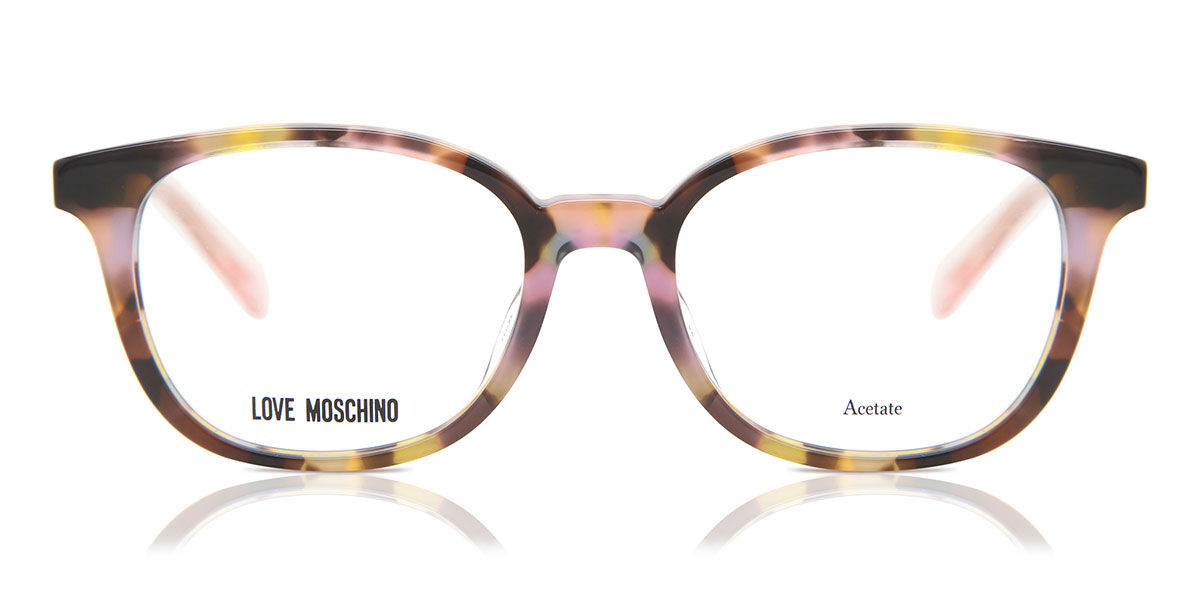 Image of Moschino Love MOL555/F Asian Fit 0T4 Óculos de Grau Tortoiseshell Feminino PRT