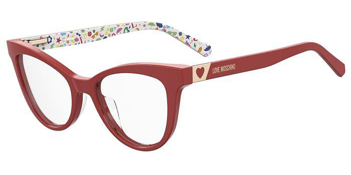 Image of Moschino Love MOL576 C9A Óculos de Grau Vermelhos Feminino PRT