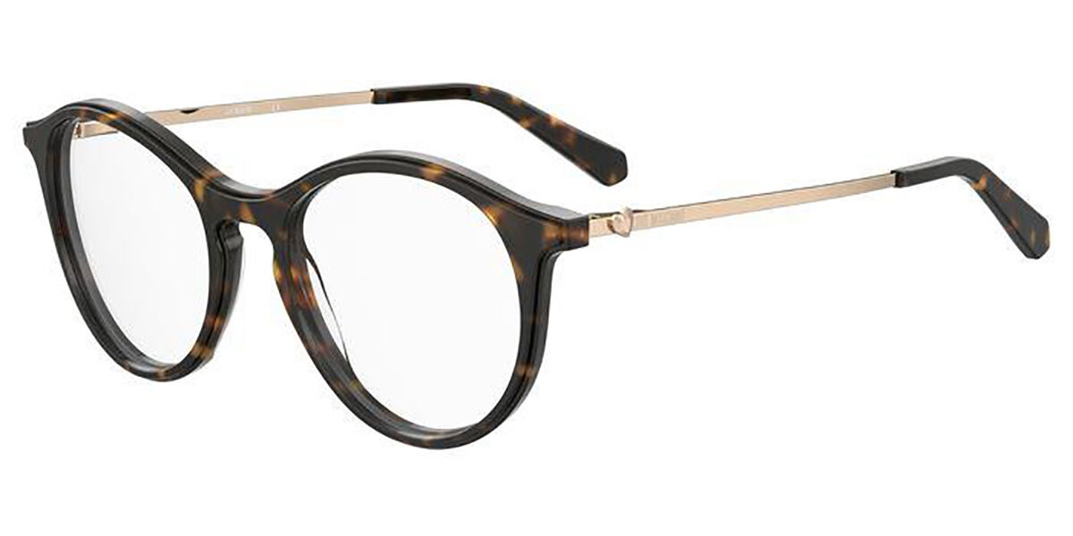 Image of Moschino Love MOL578 086 51 Tortoiseshell Damskie Okulary Korekcyjne PL