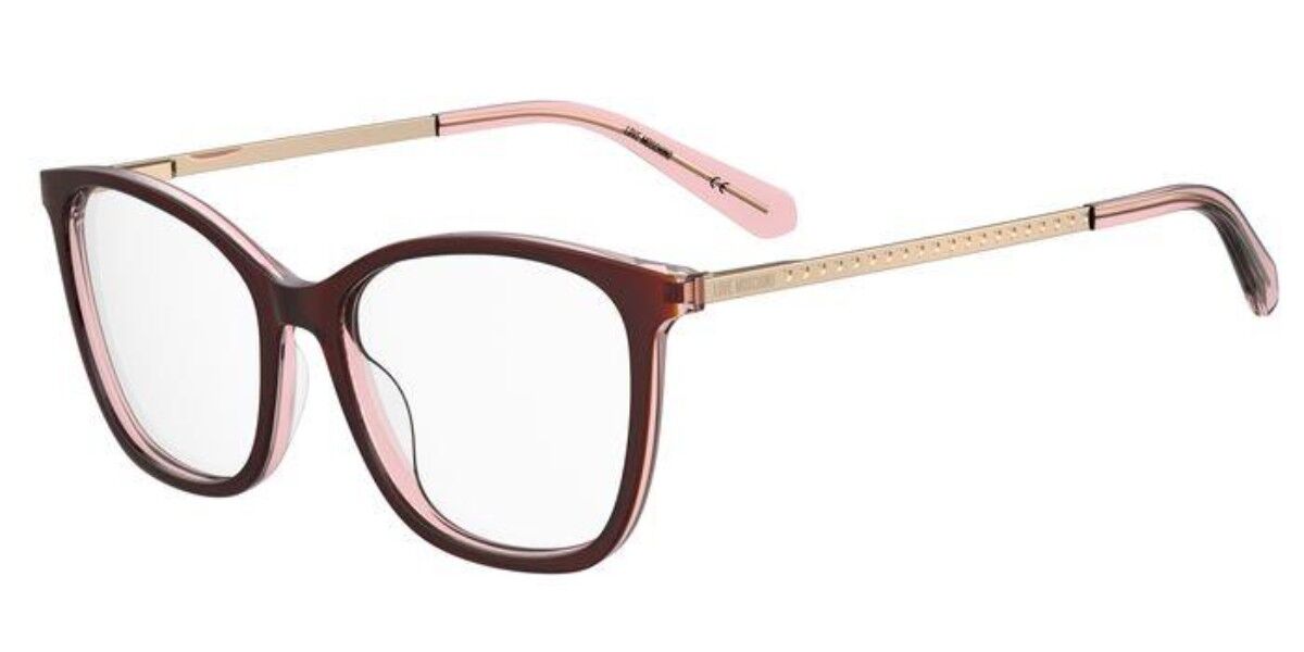 Image of Moschino Love MOL622 LHF Gafas Recetadas para Mujer Borgoña ESP