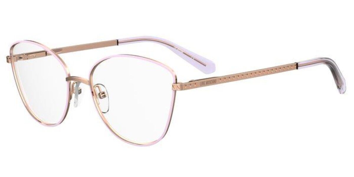 Image of Moschino Love MOL624 LTA Gafas Recetadas para Mujer Dorados ESP