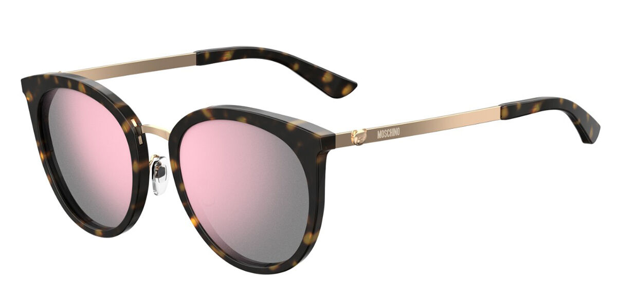 Image of Moschino MOS045/F/S Asian Fit 086/VQ 54 Lunettes De Soleil Femme Tortoiseshell FR