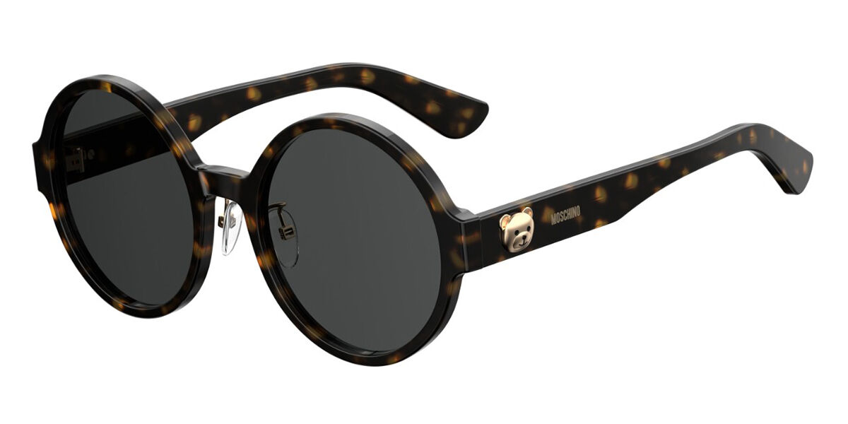 Image of Moschino MOS046/F/S Asian Fit 086/2K Óculos de Sol Tortoiseshell Feminino PRT