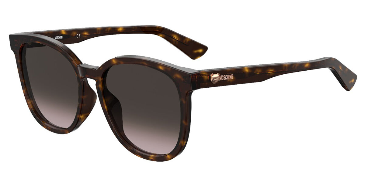 Image of Moschino MOS074/F/S Asian Fit 086/HA 56 Lunettes De Soleil Homme Tortoiseshell FR
