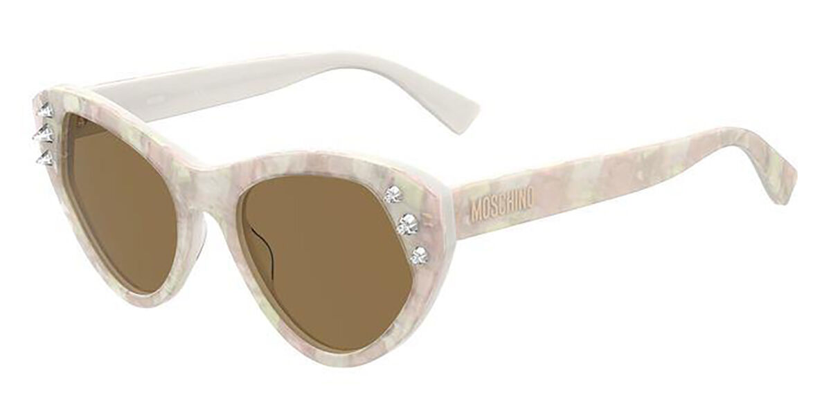Image of Moschino MOS108/S SZJ/70 54 Lunettes De Soleil Femme Blanches FR