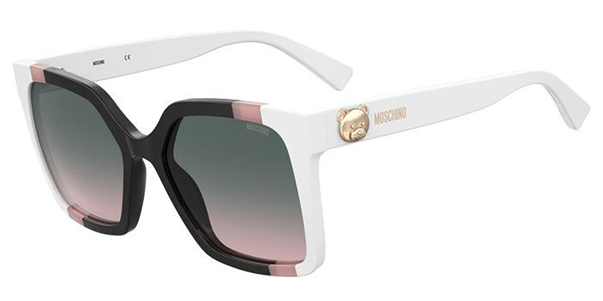 Image of Moschino MOS123/S 3H2/JP 55 Lunettes De Soleil Femme Blanches FR