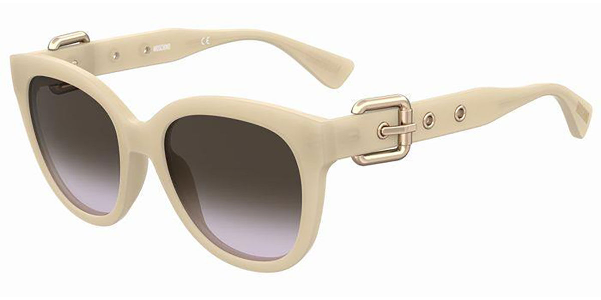 Image of Moschino MOS143/S SZJ/QR 54 Lunettes De Soleil Femme Blanches FR