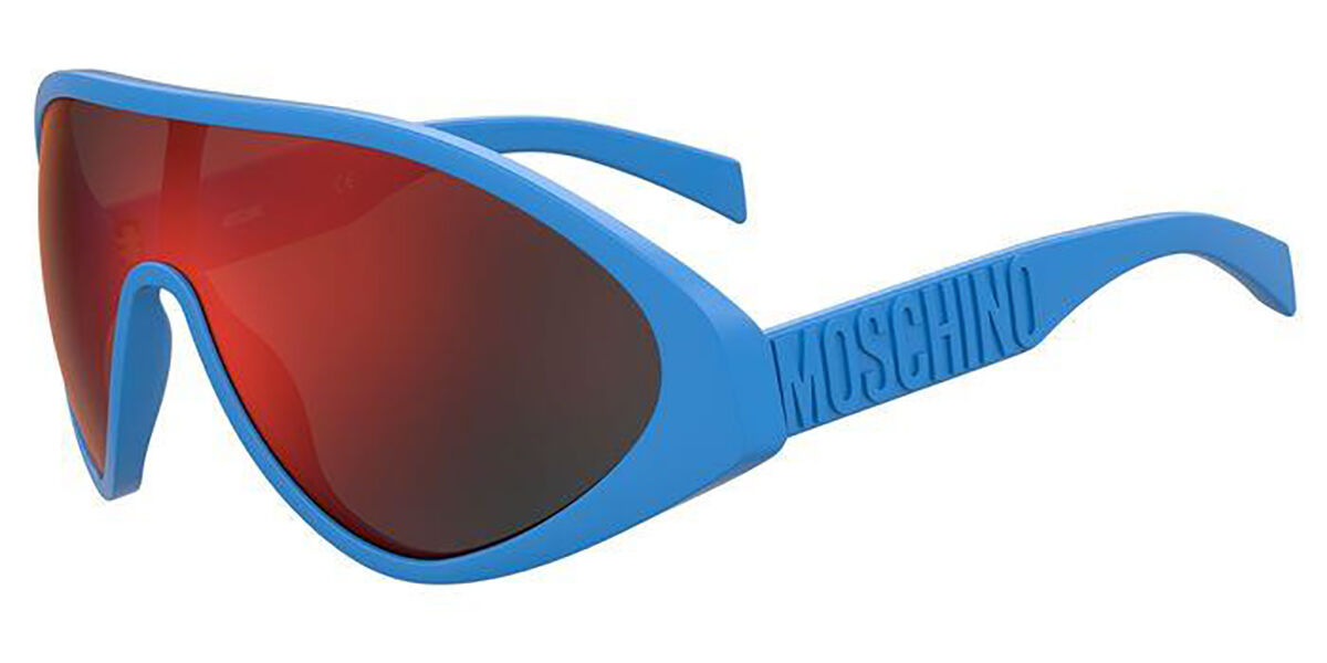 Image of Moschino MOS157/S PJP/UW 99 Lunettes De Soleil Homme Bleues FR