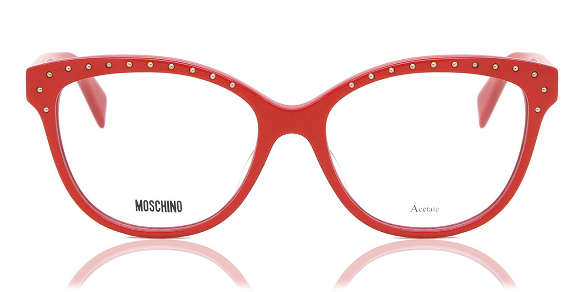 Image of Moschino MOS506 C9A Óculos de Grau Vermelhos Feminino BRLPT