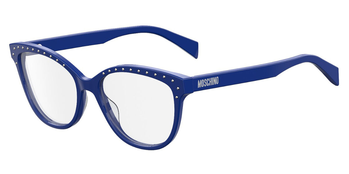 Image of Moschino MOS506 PJP Óculos de Grau Azuis Feminino PRT