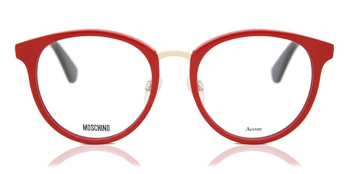 Image of Moschino MOS507 C9A Óculos de Grau Vermelhos Feminino PRT