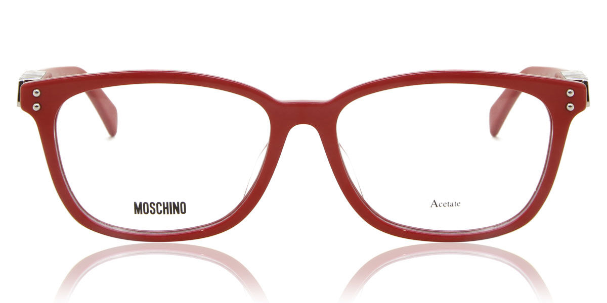 Image of Moschino MOS515/F Formato Asiático C9A Óculos de Grau Vermelhos Feminino BRLPT