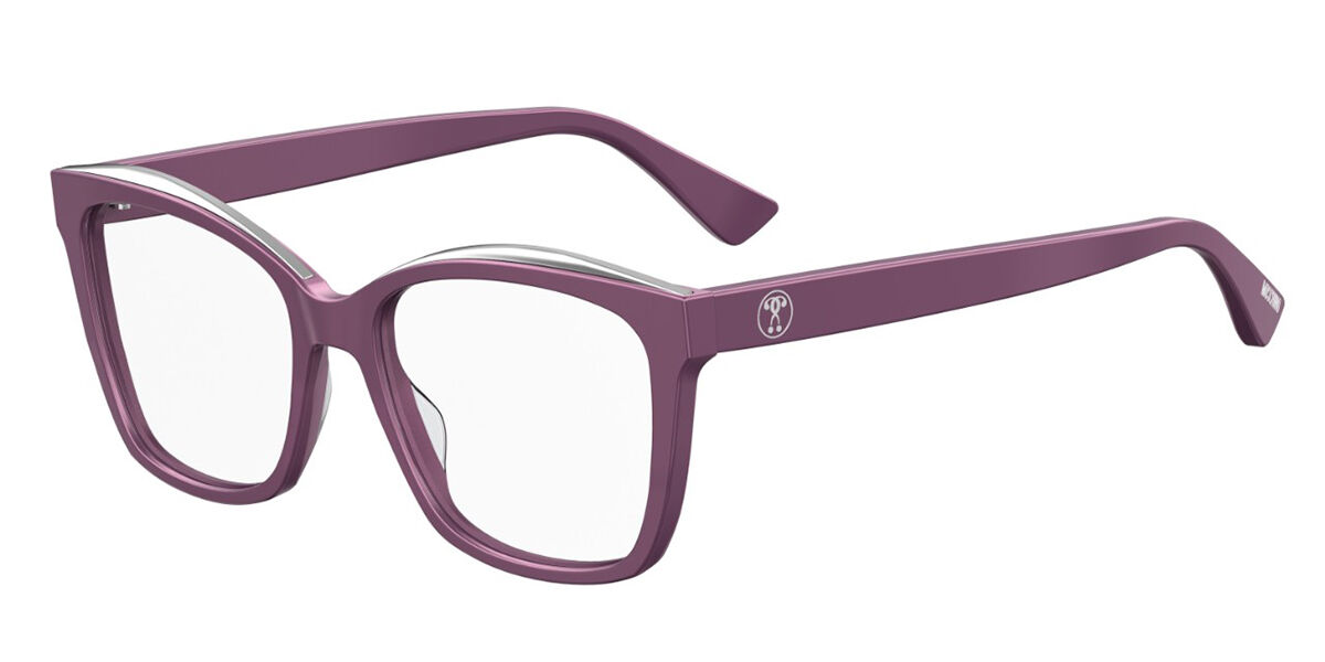 Image of Moschino MOS528 B3V Óculos de Grau Purple Feminino BRLPT