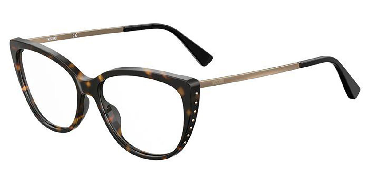 Image of Moschino MOS571 086 Óculos de Grau Tortoiseshell Feminino PRT