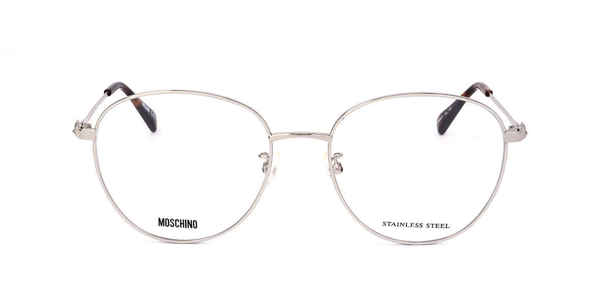 Image of Moschino MOS591/F Ajuste Asiático IJS Gafas Recetadas para Mujer Plateadas ESP