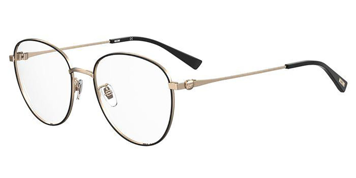 Image of Moschino MOS591/F Asian Fit 2M2 Óculos de Grau Pretos Feminino PRT