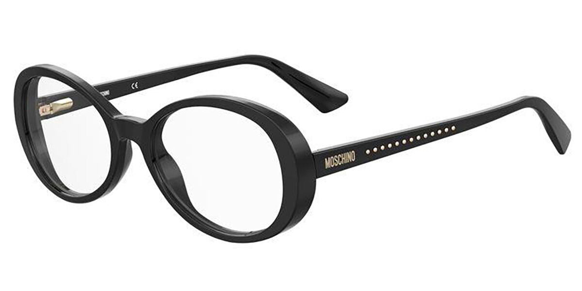 Image of Moschino MOS594 807 Óculos de Grau Pretos Feminino PRT