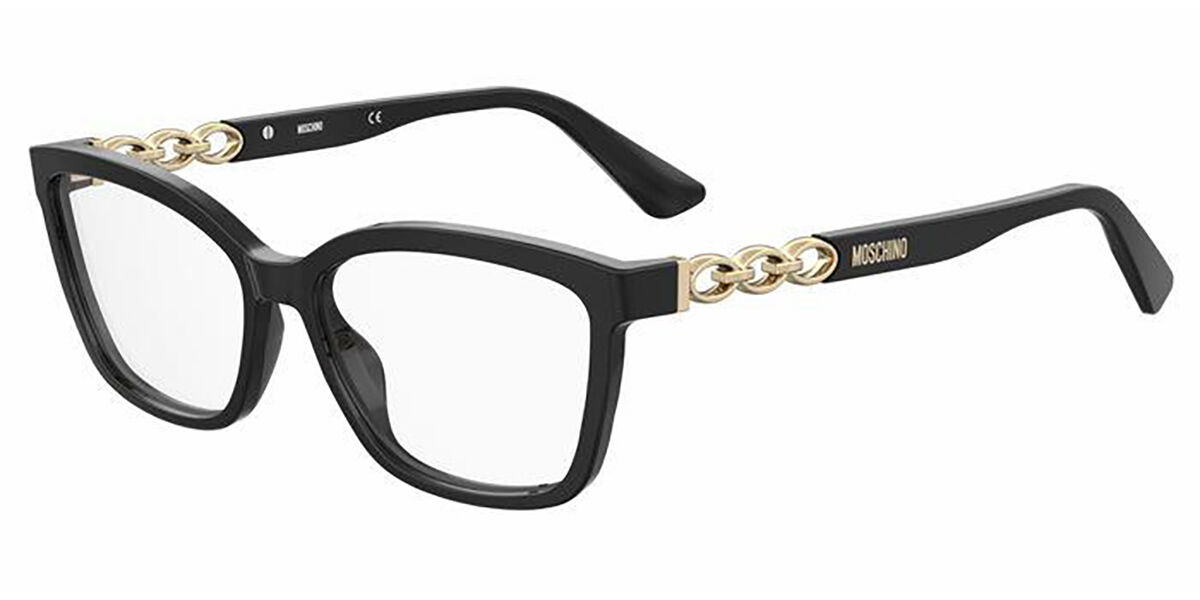 Image of Moschino MOS598 807 Óculos de Grau Pretos Feminino BRLPT