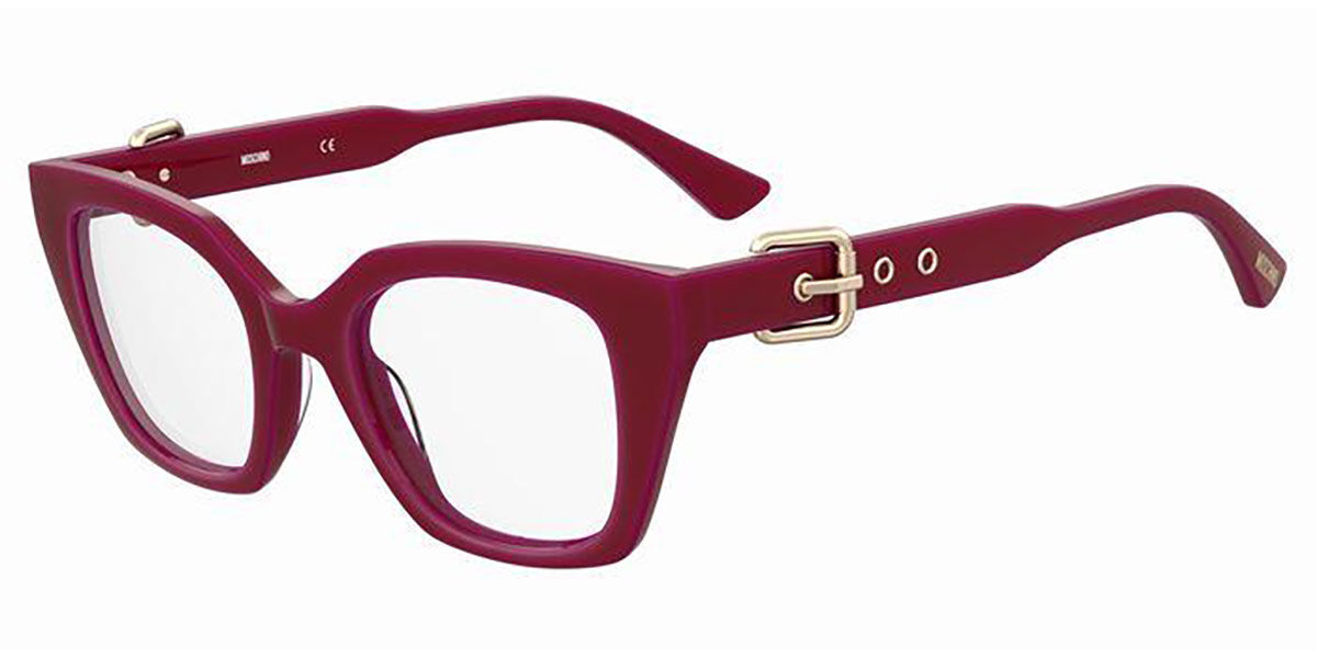 Image of Moschino MOS617 C9A Óculos de Grau Vinho Feminino PRT