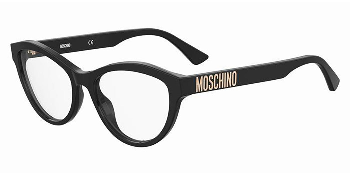 Image of Moschino MOS623 807 Óculos de Grau Pretos Feminino BRLPT