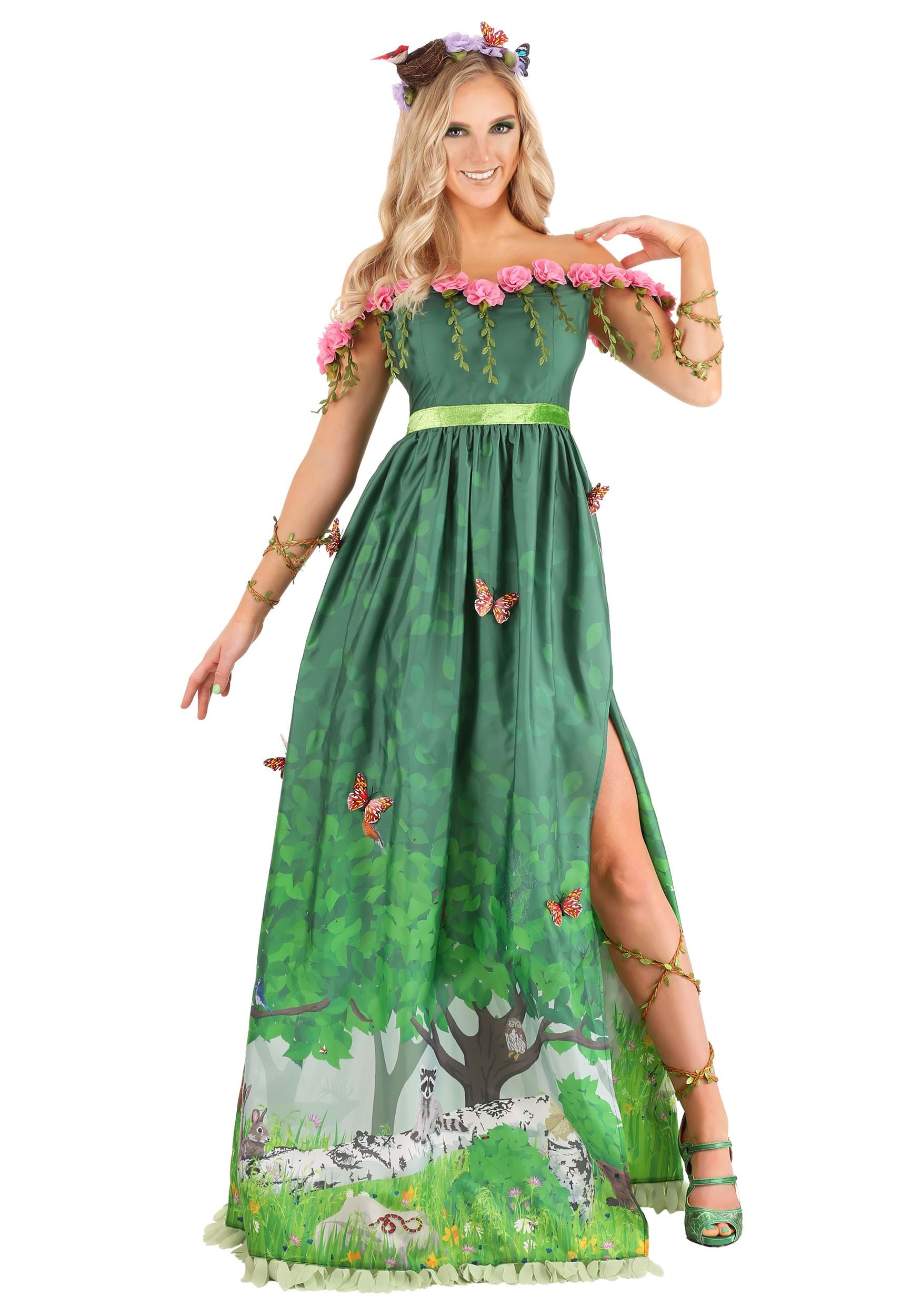 Image of Mother Nature Costume for Women ID FUN1025AD-XL